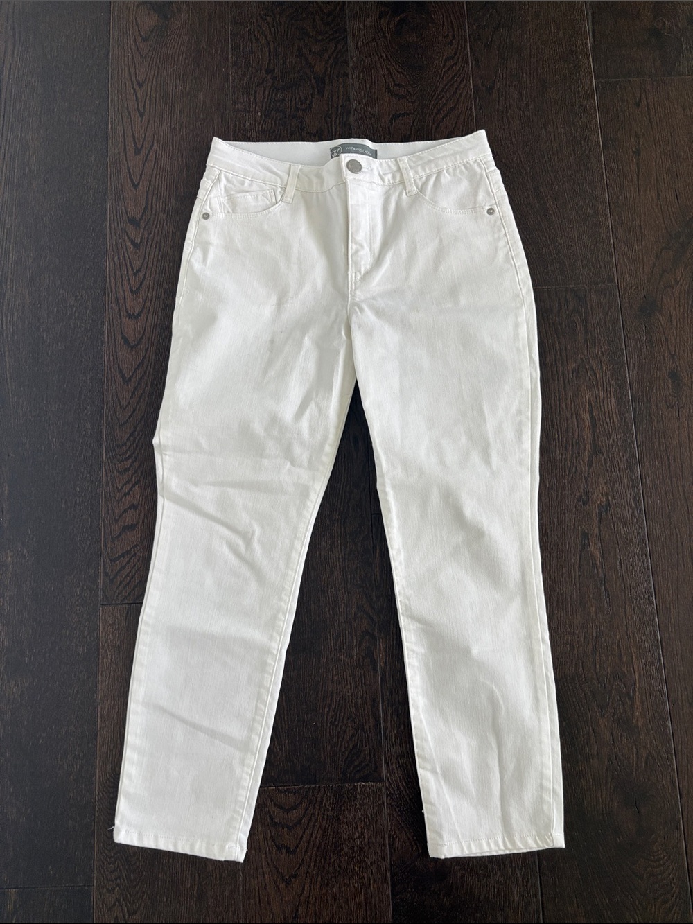 Wit & Wisdom White High-Rise Jeans